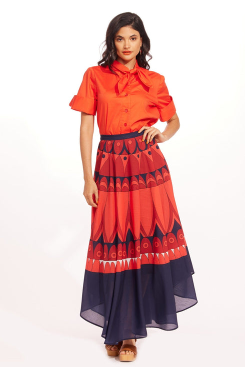 Sinead Maxi skirt - Neptune